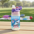 Botella Agua Colegio Tralalero Tralala Personalizada Niñas Blanco