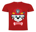 Polera Marshall Paw Patrol Personalizada  Algodón