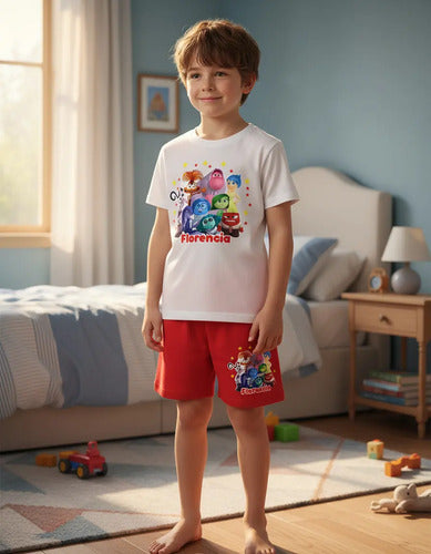 Pijama Intensamente 2 Personalizado 100% Algodón Niños Niñas