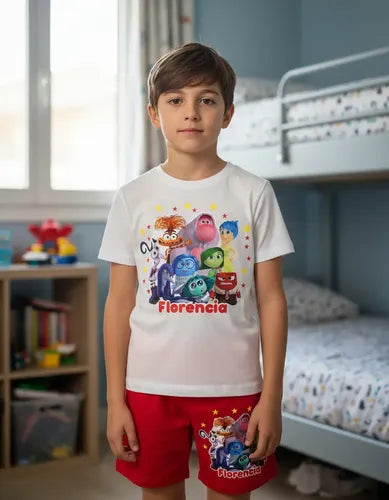 Pijama Intensamente 2 Personalizado 100% Algodón Niños Niñas