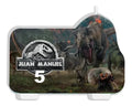 Vela De Cumpleaños Jurassic Park - World  Personalizada