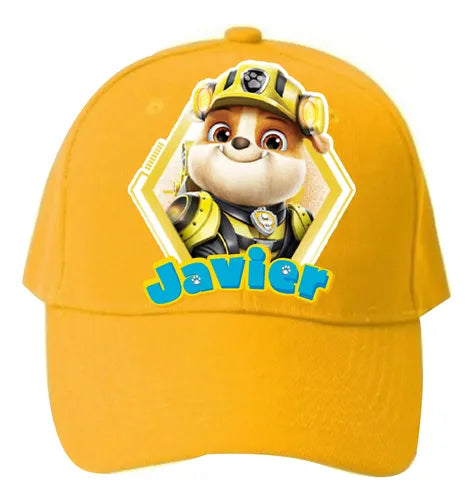 Jockey Rubble Paw Patrol 2 Niños Personalizado  Amarillo Talla Niños