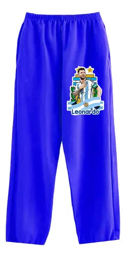 Pijama Largo Messi Niños Algodón Personalizado