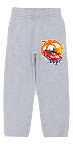Buzo Hot Wheels Poleron Pantalon Personalizado Niños