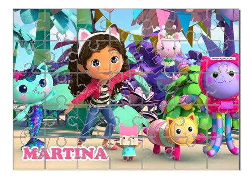 Puzzle Rompecabezas La Casa De Gabby Personalizado Niñas