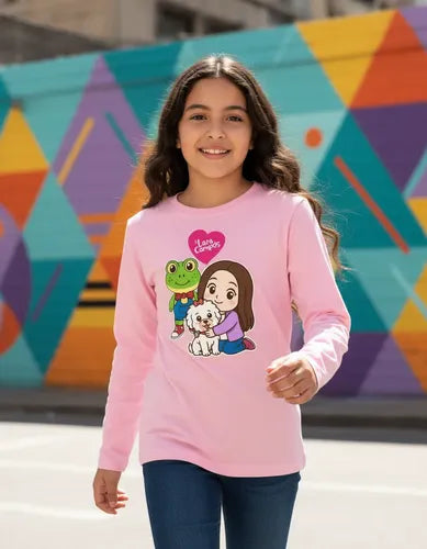 Polera Lara Campos Manga Larga 100% Algodon