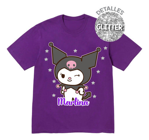 Polera Calza Larga Kuromi Personalizado Niñas