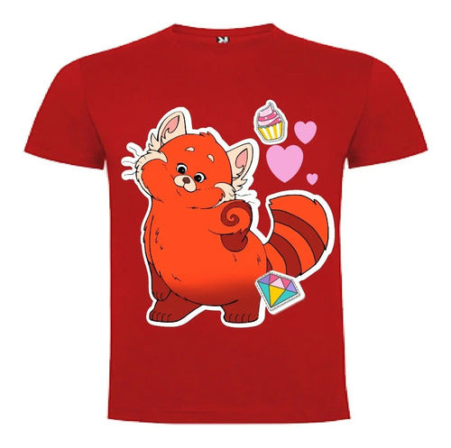 Polera Turning Red Pelicula Niñas Algodón 100%