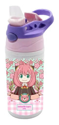 Botella Agua Colegio Anya Personalizada Niñas Blanco