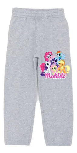 Buzo My Little Pony Pantalon Poleron Personalizado Niñas
