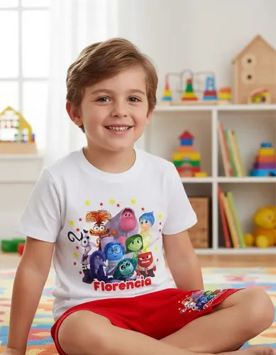Pijama Intensamente 2 Personalizado 100% Algodón Niños Niñas
