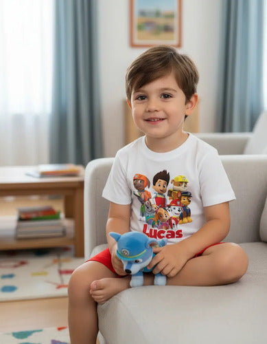 Pijama Paw Patrol Niñas Personalizado 100%  Algodón Niños
