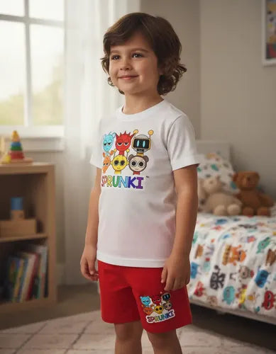 Pijama Corto Niñoss Algodon Sprunki Roblox