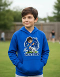 Polerón Canguro Futbol Niño Personalizado Nombre Numero