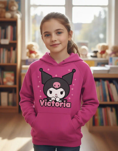 Polerón Kuromi D2 Niñas Personalizado Algodón