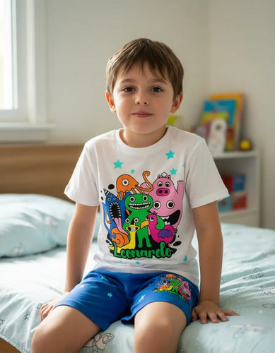 Pijama Garten Of Banban Niños Personalizado 100%  Algodón
