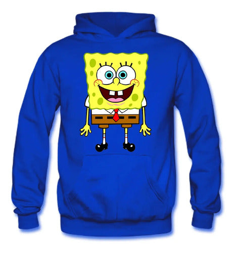 Polerón Canguro Algodón Niños Bob Esponja