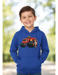 Polerón Canguro Algodón Niños Blaze Monster Machine