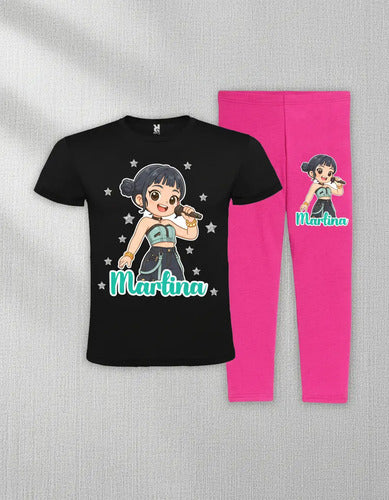 Polera Calza Zoey Huntrix Demon Hunters K Pop Personalizado