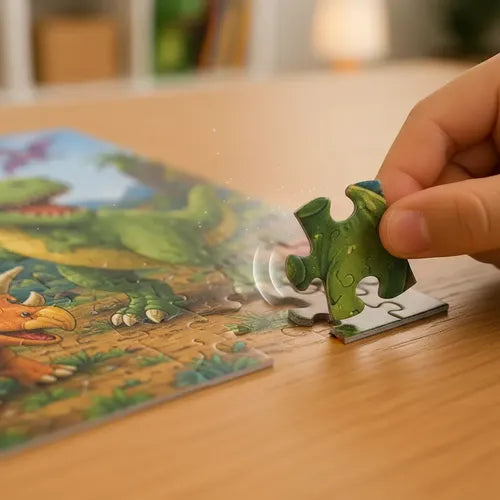 Puzzle Rompecabezas Personalizado Dinosaurios Nombre