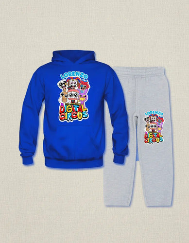 Buzo Circo Digital Poleron Pantalon Personalizado Niños