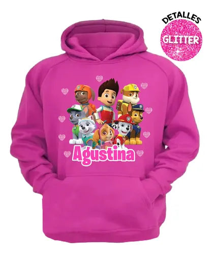 Buzo Paw Patrol Poleron Pantalon Personalizad Niñas