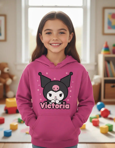 Polerón Kuromi D2 Niñas Personalizado Algodón