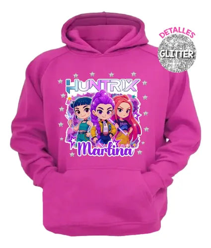 Buzo Huntrix Demon Hunters K Pop Personalizado D1