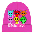 Gorro Lana Sprunki Personalizado Niñas Rosa Talla Niñas