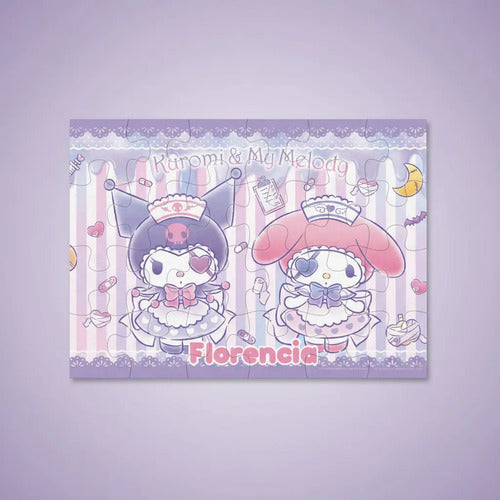Puzzle Rompecabezas My Melody Kuromi Personalizado Niñas