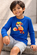 Polera Manga Larga Algodón Niños Marshall Mighty Paw Patrol