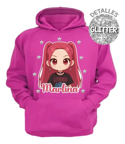 Buzo Mira Huntrix Guerreras Kpop Personalizado Niña Conjunt