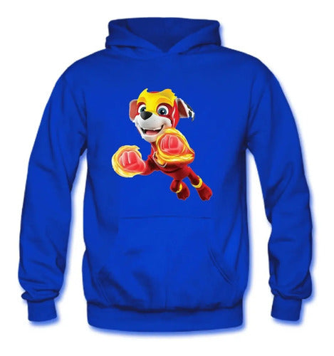 Polerón Canguro Algodón Niños Marshall Mighty Pups Paw