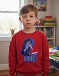 Polerón Polo Algodón Niños Intensa Ennui Aburrimiento Mente