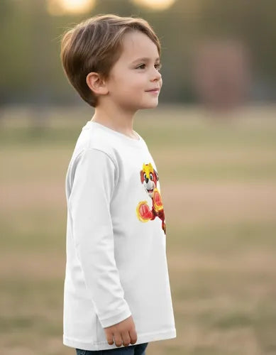 Camiseta Polar Manga Larga Polera Niño Niña Marshall Paw