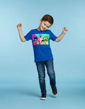 Polera Color Algodón 100% Niños Jovenes Titanes Cuadrado