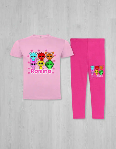 Polera Calza Larga Sprunki Niña Personalizado