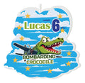 Vela De Cumpleaños Bombardino Cocodrilo Personalizada Niños