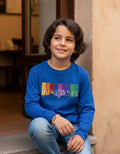 Polera Manga Larga Algodón Niños Intensa Personajes Mente