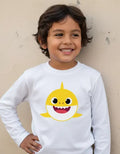 Camiseta Polar Manga Larga Polera Niño Baby Shark