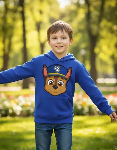 Polerón Canguro Algodón Niños Chase Paw Patrol
