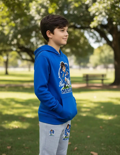 Buzo Futbol Niño Conjunto Deportivo Personalizado Algodon