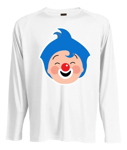Camiseta Polar Manga Larga Polera Niño Plim Plim Cabeza