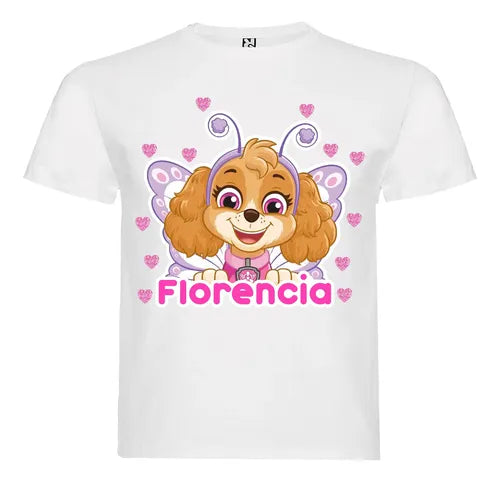 Disfraz Vestido Skye Paw Patrol Hada Personalizado Polera + Tutú Niñas
