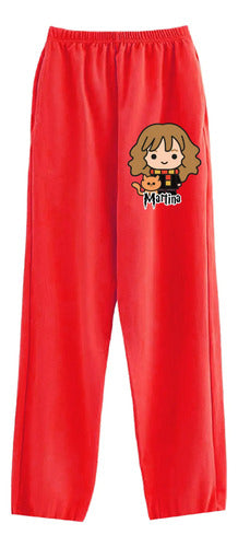 Pijama Largo Hermione Granger Personalizado Algodon Harry