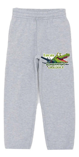 Buzo Bombardino Cocodrilo Poleron  Personalizado