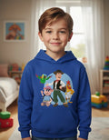 Polerón Canguro Algodón Niños Granja Zenon