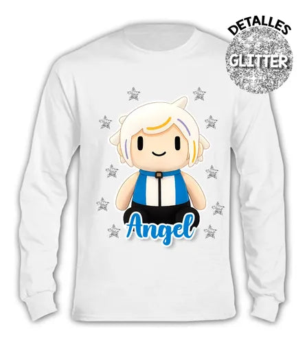 Pijama Largo Chuy Mine Niños Personalizado Algodon