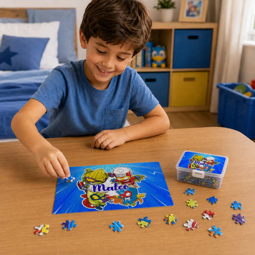 Puzzle Rompecabezas Personalizado Super Zing Regalo Niños