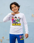 Pijama Largo Jóvenes Titanes Regalo Cumpleaños  Niños
